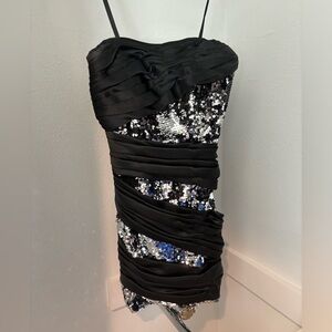 Black cocktail dress